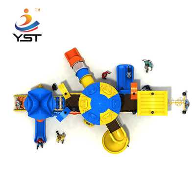 Customized Outdoor Recreation Playground Equipment Preschool Plastic Large