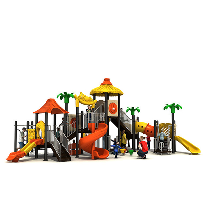 Classic  Large Outdoor Playground Playing Area For Kids Slides Customized